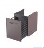 Oristo Lagom szafka niska z koszem 40x50x45cm Mokka Mat OR53-SN1S-40-21